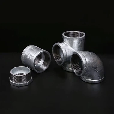 Galvaniserade beslag av formbart järn