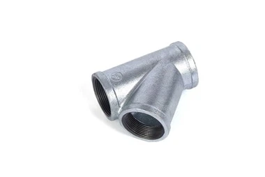Formbar järnrörskoppling i sidled Y-gren